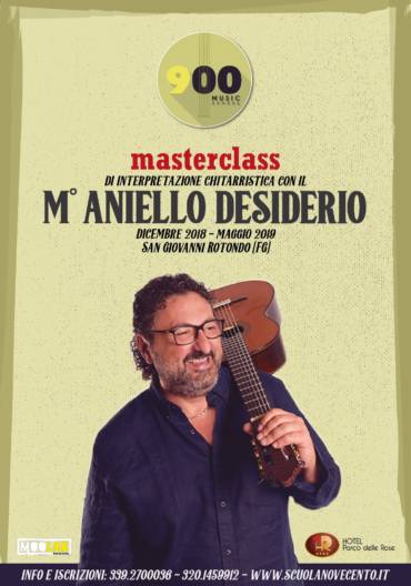 Masterclass annuale con il M° Aniello Desiderio