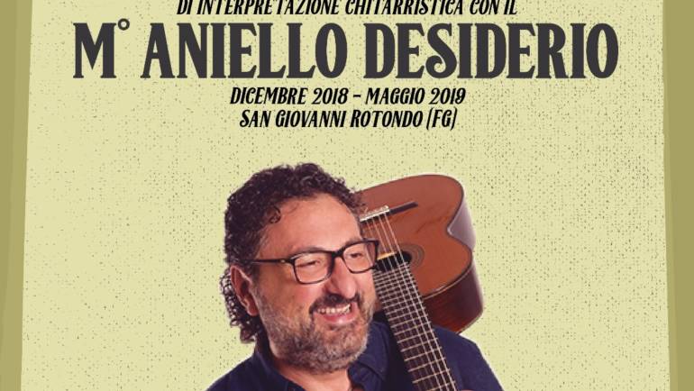 Masterclass annuale con il M° Aniello Desiderio